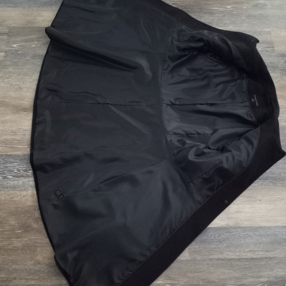 NWOT Pea Coat Style W/Flare Preston and York 100% Wool Coat - Picture 6 of 10